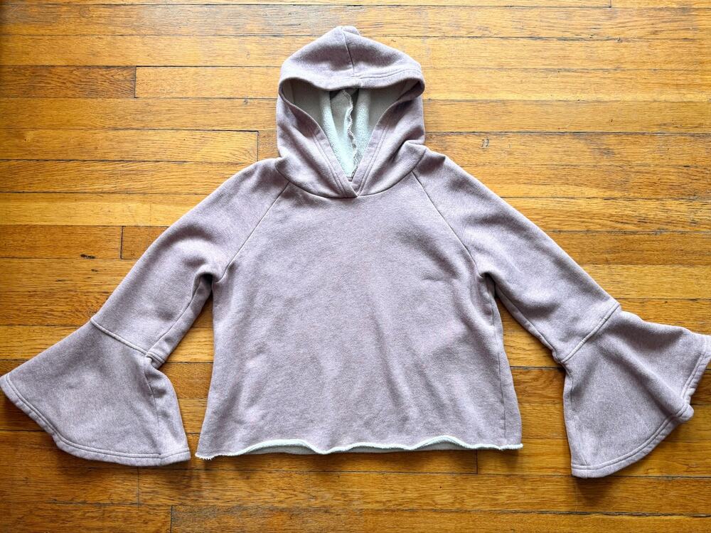 MELROSE & MARKET Lavender Crop Hoodie sz XS